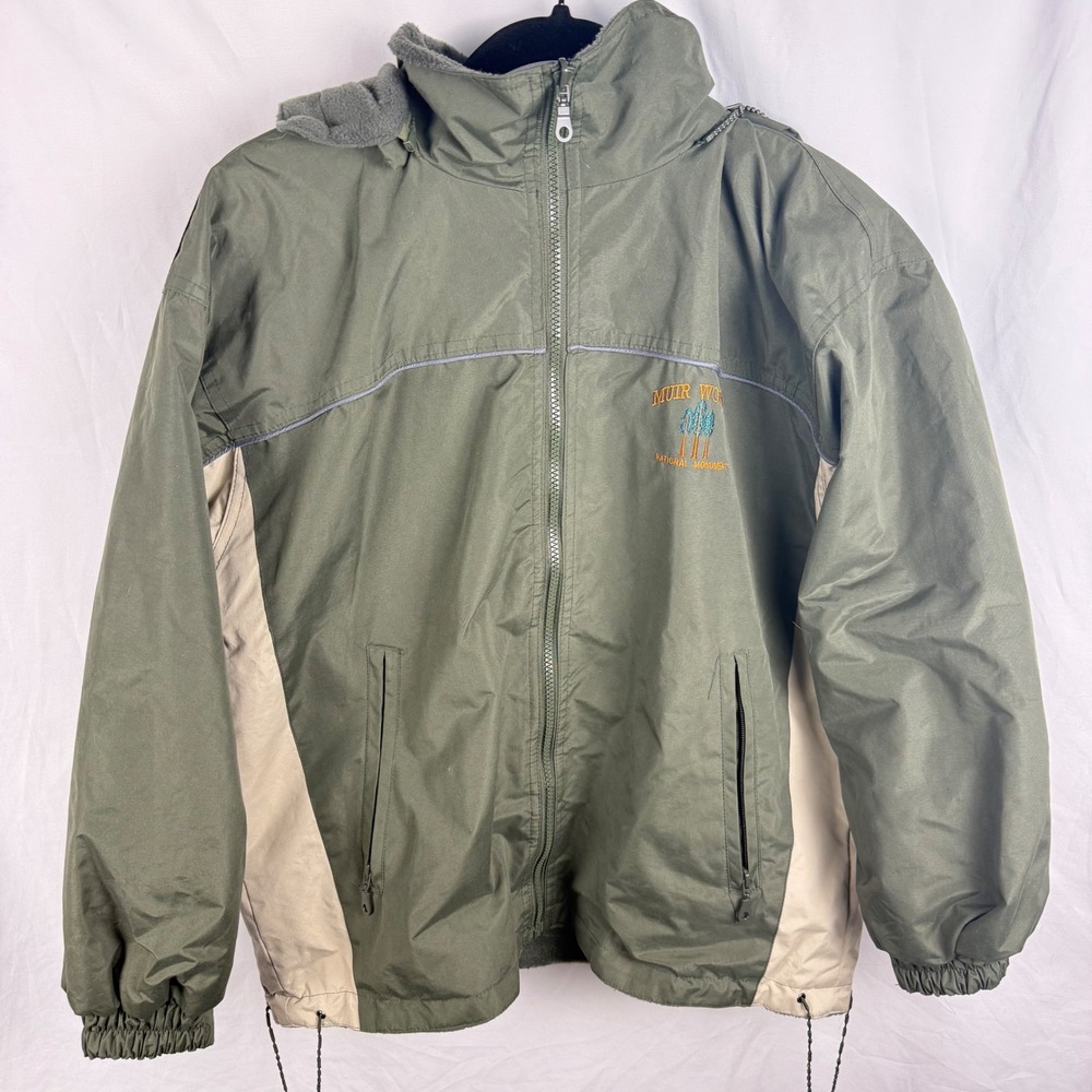 Cheneral Muir Woods Reversible Jacket Fleece Hooded Men's XS Outdoors Gorpcore